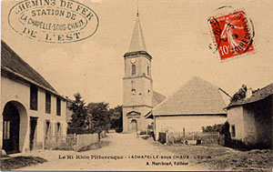 L'église en 1910 - Cliquez pour agrandir