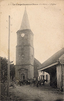 L'glise vers 1930 - Cliquez pour agrandir