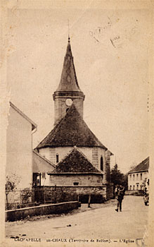 L'église vers 1930 - Cliquez pour agrandir