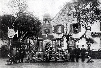 Monument aux morts - 18 septembre 1921 - cliquez pour agrandir